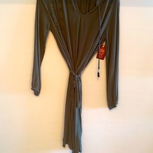 NWT Army Green Dress Long Sleeve Dress $4.99 Shipping
